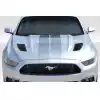 2015-2017 Ford Mustang Duraflex R-Spec Hood Vents - 2 Piece - Image 1