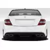 2012-2014 Mercedes C63 W204 4DR Sedan Duraflex Black Series Look Rear Bumper - 1 Piece (S) - Image 1