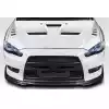 2008-2017 Mitsubishi Lancer / Lancer Evolution 10 Lancer Duraflex Race Hood - 1 Piece - Image 1