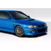 1993-2001 Subaru Impreza Duraflex 22B Look Front Fenders - 2 Piece - Image 2