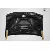 1999-2007 Ford Super Duty / 2000-2005 Ford Excursion Carbon Creations Raptor Look Hood - 1 Piece - Image 6