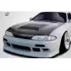 1995-1996 Nissan 240SX S14 Carbon Creations D-Spec Hood - 1 Piece - Image 2