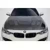 2012-2018 BMW 3 Series F30 / 2014-2020 4 Series F32 Carbon Creations GTR Hood - 1 Piece - Image 1