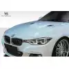 2012-2018 BMW 3 Series F30 / 2014-2020 4 Series F32 Duraflex M3 Look Hood - 1 Piece - Image 2