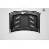 2016-2018 Chevrolet Silverado Carbon Creations Viper Look Hood - 1 Piece - Image 5