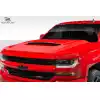 2016-2018 Chevrolet Silverado Duraflex GMX Hood - 1 Piece - Image 2