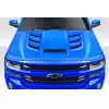 2016-2018 Chevrolet Silverado Duraflex Viper Look Hood - 1 Piece - Image 1