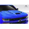 2016-2018 Chevrolet Silverado Duraflex Viper Look Hood - 1 Piece - Image 3