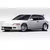 1992-1995 Honda Civic 2dr / HB Duraflex J Spec Fender Flares - 4 Piece - Image 1