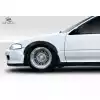 1992-1995 Honda Civic 2dr / HB Duraflex J Spec Fender Flares - 4 Piece - Image 2