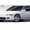 1992-1995 Honda Civic 2dr / HB Duraflex J Spec Fender Flares - 4 Piece - Image 3