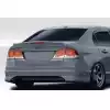 2006-2011 Honda Civic 4DR Duraflex Modern Wing Spoiler - 1 Piece - Image 2