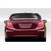 2012-2015 Honda Civic 4DR Duraflex RR Wing Spoiler - 3 Piece - Image 1