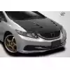 2012-2015 Honda Civic 4DR Carbon Creations TS-1 Hood - 1 Piece - Image 2