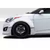 2012-2017 Hyundai Veloster Turbo Duraflex Envision Front Fender Flares - 4 piece - Image 1