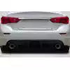 2014-2017 Infiniti Q50 Carbon Creations VIP Rear Diffuser - 1 Piece - Image 1