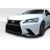 2013-2015 Lexus GS F Sport Duraflex X-5 Front Splitter - 2 Piece - Image 2