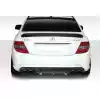 2008-2011 Mercedes C Class / C63 W204 Duraflex Super Fin Rear Diffuser - 1 Piece ( fits AMG Bumper only ) - Image 1