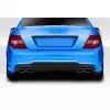 2012-2014 Mercedes C Class / C63 W204 Duraflex C63 Look Rear Diffuser - 1 Piece ( For AMG Bumper only) - Image 1