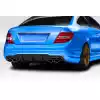 2012-2014 Mercedes C Class / C63 W204 Duraflex C63 Look Rear Diffuser - 1 Piece ( For AMG Bumper only) - Image 2