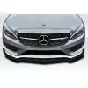 2015-2021 Mercedes C Class W205 Duraflex Fortune Front Lip - 1 Piece ( For AMG Bumper only) (S) - Image 1