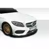 2015-2021 Mercedes C Class W205 Duraflex Fortune Front Lip - 1 Piece ( For AMG Bumper only) (S) - Image 2