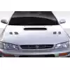 1993-2001 Subaru Impreza Duraflex STI Look Hood - 1 Piece - Image 1