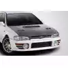 1993-2001 Subaru Impreza Carbon Creations STI Look Hood - 1 Piece - Image 2