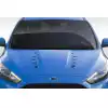 2016-2018 Ford Focus Duraflex RS Look Hood - 1 Piece - Image 1