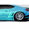 2013-2020 Scion FR-S Toyota 86 Subaru BRZ Duraflex Wide Body GT500 V3 Rear Fender Flares - 2 Piece - Image 1