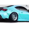 2013-2020 Scion FR-S Toyota 86 Subaru BRZ Duraflex Wide Body GT500 V3 Rear Fender Flares - 2 Piece - Image 2