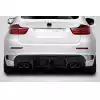 2008-2014 BMW X6M E71 E72 Carbon Creations DriTech AK-M Rear Diffuser - 1 Piece - Image 1