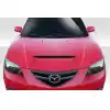 2004-2008 Mazda 3 4DR Duraflex M-Speed Hood - 1 Piece - Image 1