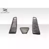 Universal Duraflex Trackstar 3 Hood Vents - 3 Piece - Image 7