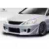 2004-2007 Mitsubishi Lancer Duraflex Trackstar Front Bumper - 1 Piece - Image 2