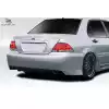 2004-2007 Mitsubishi Lancer Duraflex Trackstar Rear Bumper - 1 Piece - Image 2