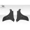 2003-2008 Nissan 350Z Z33 Duraflex D-Sport Wide Body Front Fenders - 2 Piece - Image 3