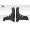 1989-1994 Nissan Skyline R32 2DR Duraflex D-Sport Wide Body Front Fender Flares (30mm) - 2 Piece - Image 2