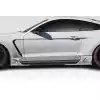 2015-2023 Ford Mustang Duraflex KT Style Side Skirt Rocker Panels Add-Ons - 4 Piece - Image 2