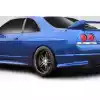 1995-1998 Nissan Skyline R33 2DR Duraflex LDE Wide Body Rear Fender Flares - 2 Piece (S) - Image 1