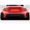 2013-2020 Scion FR-S Toyota 86 Subaru BRZ Duraflex GT500 V3 Rear Bumper Canards - 6 Piece - Image 2