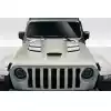 2019-2023 Jeep Wrangler JL Gladiator JT Duraflex Viper Look Hood - 1 Piece - Image 1