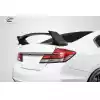 2006-2015 Honda Civic 4DR Sedan Carbon Creations Type R Look Rear Wing Spoiler - 1 Piece - Image 3