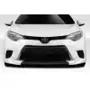 2014-2016 Toyota Corolla Duraflex Zeta Front Lip Under Spoiler ( base model only ) - 3 Piece - Image 1