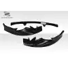 2014-2016 Toyota Corolla Duraflex Zeta Front Lip Under Spoiler ( base model only ) - 3 Piece - Image 3