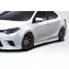 2014-2016 Toyota Corolla Duraflex Zeta Side Skirt Rocker Panels - 2 Piece - Image 2