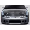 1995-1999 Mitsubishi Eclipse Eagle Talon Carbon Creations Evo GT Hood - 1 Piece - Image 1