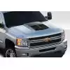 2007-2013 Chevrolet Silverado Duraflex ZL1 Look Hood - 1 Piece - Image 3