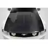 2005-2009 Ford Mustang Carbon Creations GT500 V2 Hood - 1 Piece - Image 5