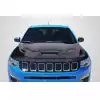 2011-2022 Jeep Grand Cherokee Carbon Creations Hellcat Look Hood - 1 Piece - Image 1